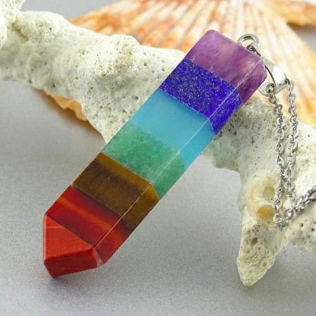 آویز سنگ هفت چاکرا