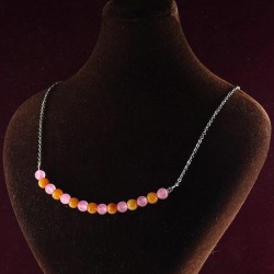 گردنبند سنگ طبیعی