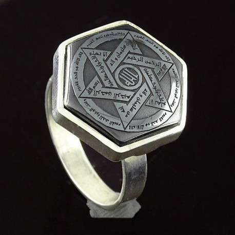 انگشتر نقره خاتم سلیمان نبی