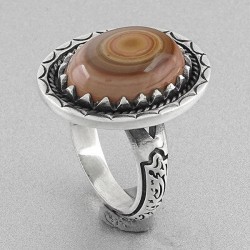 انگشتر نقره مردانه