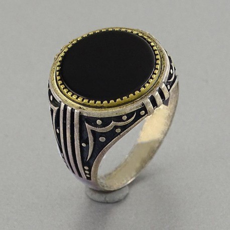 انگشتر نقره مردانه