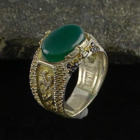 انگشتر نقره مردانه