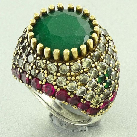 انگشتر نقره زنانه عثمانی