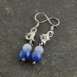 گوشواره سنگ کیانیت و آنجلیت