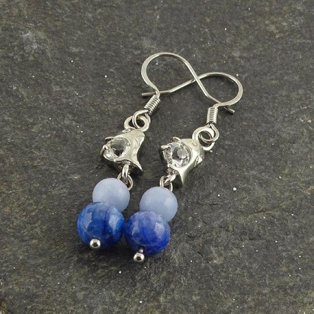 گوشواره سنگ کیانیت و آنجلیت