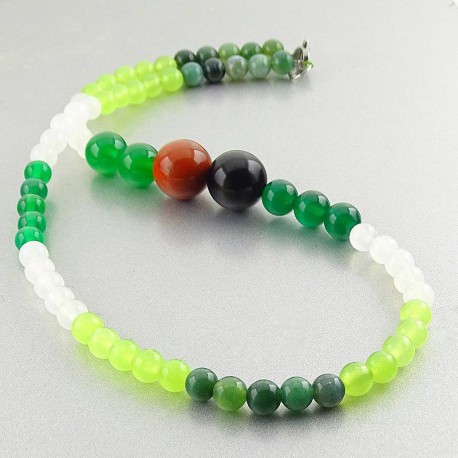 گردنبند سنگ طبیعی