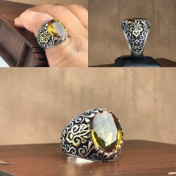 انگشتر نقره نگین الکساندریت