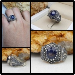 انگشتر یاقوت کبود